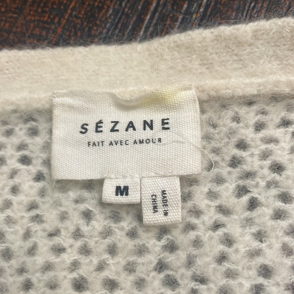 Sezane Cardigan Sweater M - Picture 6 of 8